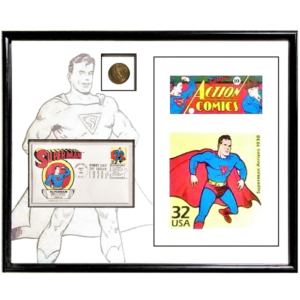 Superman Coin Stamp Litho Set